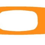 Oakley Sunglass Decal Sticker 6″- Multiple Colors (orange)