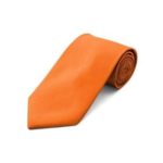 Solid Ties / Multiful color Formal Tie by boxed-gift, Orange
