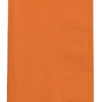 Creative Converting Touch of Color 2-Ply 50 Count Paper Dinner Napkins, Sun-Kissed Orange