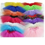 Buenos Ninos Girl’s Tutu Assorted Colors Free Size for 3-8T
