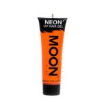Moon Glow – Blacklight Neon UV Hair Gel – 0.67oz Intense Orange – Temporary wash out hair color – Spike and Glow!
