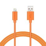 iPhone Cable Lightning, Cambond Apple Certified iPhone Cord 8 Pin Lightning Cable for iPhone 7 / 7 Plus 6 / 6s / 6s Plus, iPhone 5s 5c 5, iPad Air 2 Mini 2 / 3 / 4, iPad Pro (Orange 6ft)