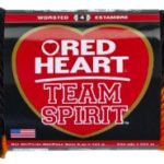 Red Heart  Team Spirit Yarn, Orange/Black