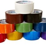 24 Roll Variety Pack Solid Colors (brights and regular colors) of All Purpose Duct Tape. Brights Include: green, blue, orange, purple, yellow and pink. Regular colors include: brown, white, black, green, red, and blue. All solid color rolls are 1.89″x 10 yards.