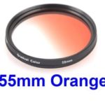 NEEWER® 55MM Clear to Orange Gradiant Lens Filter for ANY Camera Lens with 55MM Filter Thread