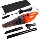 Cartman DC12V Car Vacuum Cleaner w Carry Bag, Heavy Duty 80Watt, Cyclone Design, Orange Color