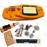 Oulekai Maoyi Full Set Orange Color Housing for Nintendo Gameboy Advance GBA Shell Cover Replacement Case With Cross/Y Screwdrivers