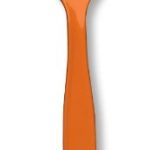 Creative Converting Touch of Color Premium 50 Count Plastic Spoons, Sunkissed Orange