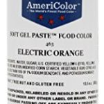 ELECTRIC ORANGE 13.5 Ounce Soft Gel Paste Food Color