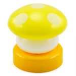 Topro Mini Mushroom Multiple Color LED Push Touch Lamp Night Light Kid Gifts Pack of 2pcs Color Orange