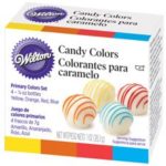 Candy Colors .25oz 4/Pkg-Yellow, Orange, Red & Blue
