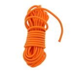MonkeyJack 5mm x 5 Meters Strong Elastic Bungee Rope Shock Cord Tie Down DIY Accessories with Various Colors – Orange, 5mm x 5m