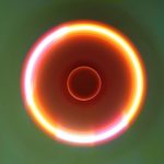 New And Improved LED Light Toy Spinner- 608 Bearings (Orange Color)