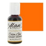 Sunset Orange Premium Food Color Gel, 3/4 Ounce by Chef Alan Tetreault