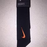 Custom Orange Swoosh Black, White Swoosh Nike Dri-Fit Head Tie Headband – Multi. Sport / Yoga