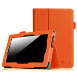 Fintie Folio Case for Kindle Fire HD 7″ (2013 Old Model) – Slim Fit Folio Case with Auto Sleep / Wake Feature (will only fit Amazon Kindle Fire HD 7, Previous Generation – 3rd), Orange