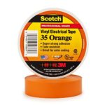 3M Scotch #35 Electrical Tape 10869-BA-5, 3/4-Inch by 66-Foot by 0.007-Inch, Orange