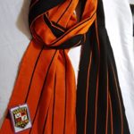 Team Colors Scarf University, College, and Football Team Colors! (Black and Orange)
