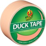 Duck Brand 240978 Color Duck Tape, Just Peachy, 1.88-Inch by 20 Yards, Single Roll