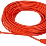 AmazonBasics 16/3 Vinyl Outdoor Extension Cord – 100 Feet (Orange)