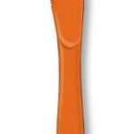 Creative Converting Touch of Color Premium 24 Count Plastic Knives, Sunkissed Orange