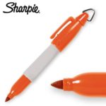 Sharpie Mini Permanent Marker Portable Fine Colour:Orange – Single