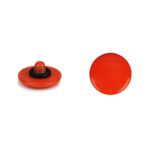 JJC SRB Series Soft Shutter Release Button for Camera with Shutter Release Socket – Canon F-1, New F-1, AE-1 (FD mount) Convex Design, Orange Color