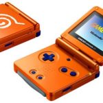 Nintendo Game Boy Advance Sp Naruto Orange Color Console System + Naruto Rpg Boxed