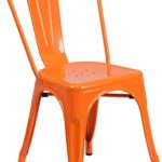 Flash Furniture Metal Chair, Orange