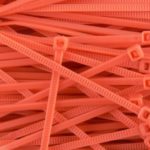 4 Inch Orange Miniature Nylon Zip Tie – MS3367-4-3 – 100 Pack