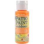 DecoArt Patio Paint, 2-Ounce, Neon Orange