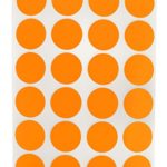 3/4″ Orange, Color Coding Dot Labels on Sheets | Permanent Adhesive, 0.75 in. – 1,008 Round Stickers per Pack