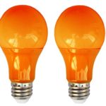 OOOLED Orange LED A19 5 Watt Medium Base 120 Volt cETLus/UL-Listed LED Light Bulb, last 25,000 Hours (Orange)