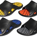 Men’s Sport Slide-in Slippers, Light Weight Flip Flops for indoors or outdoors – Alexander GM2017M – In 4 colors