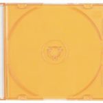 Mediaxpo Brand 50 SLIM ORANGE Color CD Jewel Cases