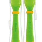 Simba Thermochromic Spoon and Fork Set, Green