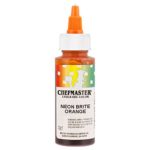 Chefmaster by US Cake Supply 2.3-Ounce Liqua-Gel Cake Food Coloring Neon Brite Orange