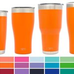 Simple Modern 20oz Cruiser Tumbler – Vacuum Insulated Double-Walled 18/8 Stainless Steel Hydro Travel Mug – Powder Coated Coffee Cup Flask – Autumn Orange