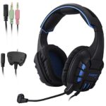 2017 NEW LETTON G10 Xbox 360,PC Gaming Headset Multi Function Pro Game Headphones with Mic for PC , Xbox 360, iPhone, Smart Phone, Laptop, iPad, iPod, Mobilephones-(black?