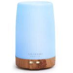 2017 ASAKUKI Premium, Essential Oil Diffuser, 5 In 1 Ultrasonic Aromatherapy Fragrant Oil Vaporizer, Purifies and Humidifies The Air, Timer and Auto-Off Safety Switch, 7 LED Light Colors 100ML
