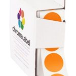 0.75″ Orange Color-Code Dot Labels | Permanent Adhesive, 3/4 in. — 1,000/Dispenser Box