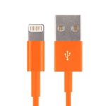 (6ft) 1 x 8 Pin Orange Color USB Sync Cable Charger Cord Data for iPhone 5 5S 5C 6 6 Plus iPod Touch 5 Nano 7