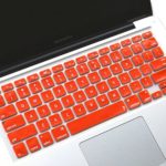 ProElife Silicone Keyboard Cover Skin for MacBook Pro 13″ 15″ 17″ (with or w/out Retina Display) MacBook Air 13″ and iMac Apple Wireless Keyboard (1 pcs keyboard cover, Pure Color-Orange)