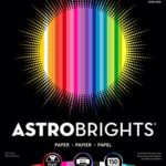 Astrobrights Color Paper, 8.5” x 11”, 24 lb/89 gsm, “Spectrum” 25-Color Assortment, 150 Sheets (80933-01)