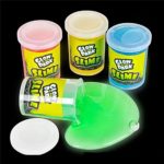 Glow In The Dark Slime 12 Pack Assorted Neon Colors- Green, Blue, Orange And Yellow For Kids, Goody Bag Filler, Birthday Gifts Non-Toxic – By Katzco