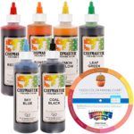 Chefmaster by US Cake Supply Liqua-Gel 10.5 Ounce Cake Decorating 6 Color Kit