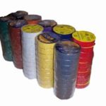 Electrical Tape 3/4″ x 66′ UL/CSA 10 roll pack several colors.