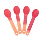 Frozen Dessert Supplies – XL Crazy Color Changing Spoons, Magically Changes From Orange To Red When Cold, Extra Durable Birthday Party Spoons! 25 Count