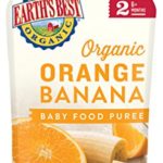 Earth’s Best Organic Stage 2, Orange & Banana, 4 Ounce Pouch (Pack of 12) (Packaging May Vary)