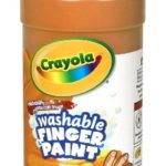 Crayola; Washable Fingerpaint; Art Tools; 32-Ounce Plastic Squeeze Bottle; Bright, Bold Colors; Orange